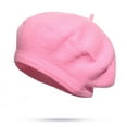 thumbnail image 2 of Generic Wool Berets for Women - Classic French Beret Hats for Women and Kids, Solid Color Artist Style, 2 of 2