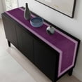 thumbnail image 5 of Dark Purple Retro Greek Key Table Runner 60 Inches Long, Geometric Greece Ancient Farmhouse Kitchen Coffee Dining Table Decoration for Home Party Birthday Wedding Home Decor 13x60 Inches, 5 of 8