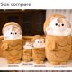 thumbnail image 5 of Juguete de peluche de gato Taiyaki japonés, almohada de felpa, figura de Anime, Gato escondido en bolsa de cojín, conejo de transbordador, zanahoria, Animal, 1 pieza, 40 cm, 60 cm, 80cm, 5 of 5