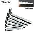 thumbnail image 1 of 7Pcs L Shape Square Head Wrench Square Key 4 Point Wrench Screwdriver Set 3-10Mm, 1 of 9