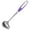 Purple, variant on Small Pouring Ladle, Stainless Steel Soup Spoon with Double Sided Spouts and Non-Slip Rubber Grip, Mess Free Serving for Homemade Tomato Sauce, Broth, and Stews, Dishwasher Safe, Blue, By Harlik