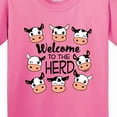 thumbnail image 4 of Inktastic Welcome to the Herd with Cute Black and White Holstein Cows Youth T-Shirt, 4 of 5