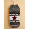 thumbnail image 3 of Autumn/winter Christmas Double Deer Pet Sweater, Knitted Snowflake And Jacquard For Shihtzu, Cat, Small Dog, Etc., 3 of 5