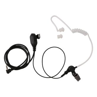 UAYESOK 2-pins D-vorm oortje walkietalkie headset met PTT microfoon UAYESOK 2-pins D-vorm oortje walkietalkie headset met PTT microfoon