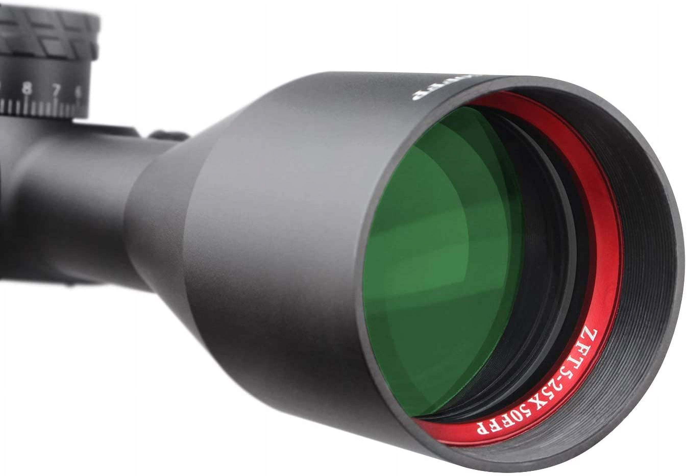 ZT 5-25x50 FFP First Focal Plane (FFP) Scope with Red/Green Illuminated Reticle
