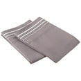 thumbnail image 5 of Superior Solid 2 Piece Pillowcase Set, King, Grey/ Black, 5 of 7