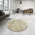 thumbnail image 4 of Ahgly Company Machine Washable Indoor Square Contemporary Desert Sand Beige Area Rugs, 7' Square, 4 of 7