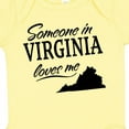 thumbnail image 4 of Inktastic Someone in Virginia Loves Me Boys or Girls Baby Bodysuit, 4 of 5