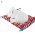 thumbnail image 1 of Simulation Cute Cat Kitten Sound Plush Doll Toy with Sleeping Mat Home Decor, 1 of 6
