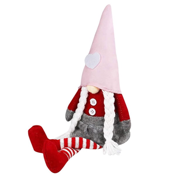 Muñeco De Peluche Sin Rostro De San Valentín, Juguete De Peluche De Elfo, Decoración De Enanos Hechos A Mano, Regalos De Fiesta En Casa Para Mujeres seitruly FN007412-02