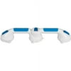 Carex Plastic Ultra Grip Pivot Bath Safety Grab Bar with Dual Locking Suction Cups, 250 lb Capacity