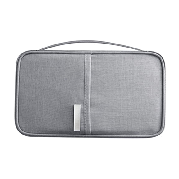 Passport Holder RFID Blocking - Travel Document Organizer Wallet with Multiple Card Slots, Water Resistant Portable Passport Case for Men & Women