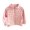 Pink, variant on CPNG Girls Fleece Quilted Jacket Solid Color Stand Collar Full Zip Long Sleeve Jacket Spring Autumn Winter Lightweight Warm Outdoor Casual Coat