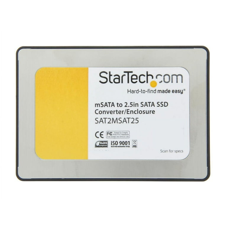 2.5in SATA to Mini SATA SSD Adapter Enclosure