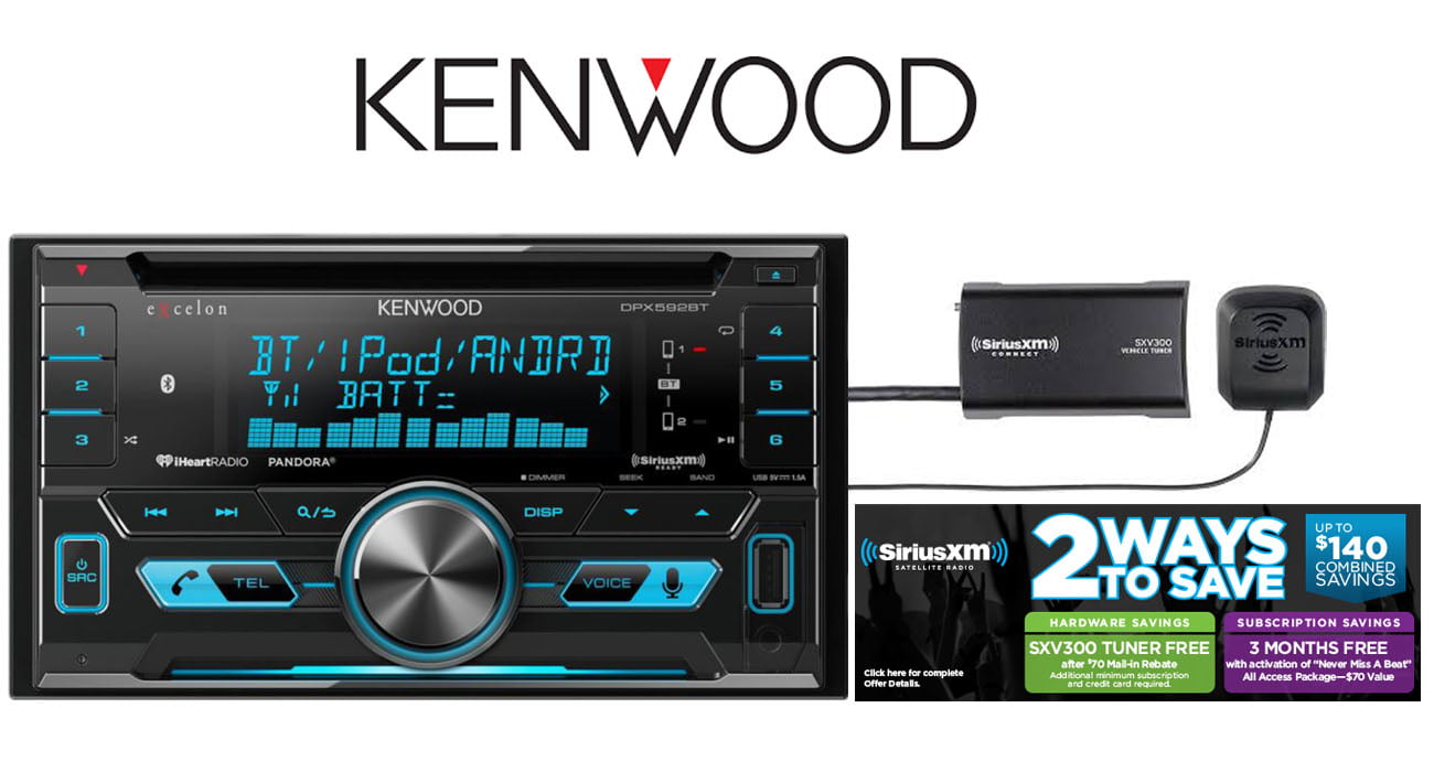 kenwood radio clock set