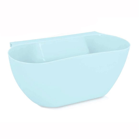 Bearachild Hanging Kitchen - Cabinet Container for food vegetable the storing residue and workbench items storage kitchen on Organizadores de utensilios de cocina Azul nórdico 28*14*11cm