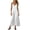White, variant on Drses Women's Solid Color Spaghetti Strap Maxi Sundress, V Neck Backless Sleeveless Cami Long House Lounge Dress Loose Fit Flowy Casual Comfy Summer Indoor Beach Vacation Outfits