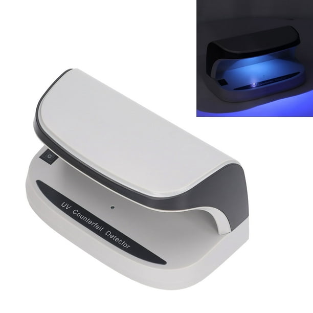 Detector De Dinero UV, Portátil DC5V 2A, Ahorro De Espacio, Detector De Billetes Falsos UV Multifuncional, Luz LED Para Hotel Para Pasaporte