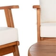 thumbnail image 5 of Safavieh Deacon 4-PieceWood/Polyester Outdoor Living Set in Natural/Beige, 5 of 12