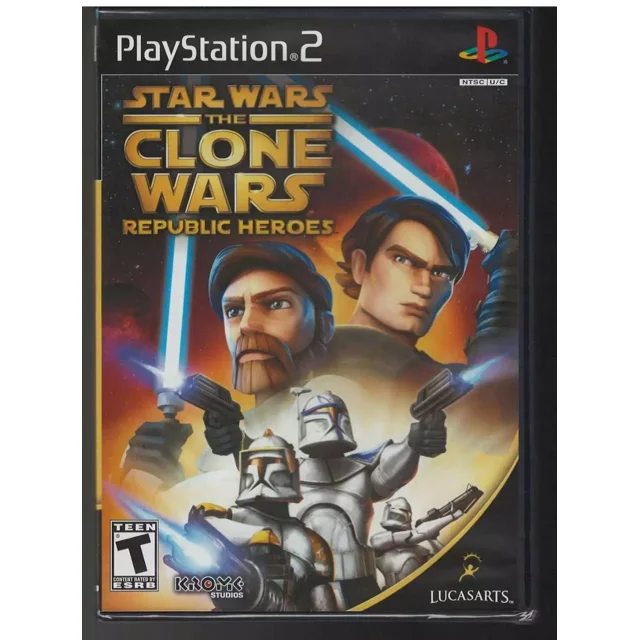 Star Wars: The Clone Wars: Republic Heroes PS2 (Versión estadounidense completamente nueva y sellada de fábrica)