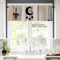 thumbnail image 2 of JOOCAR Moon Star Polyester Window Valance Curtain for Home Kitchen Living Room Bedroom Bathroom Decor 54x18 inch, 2 of 5