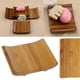 thumbnail image 2 of Bamboo Soap Dish Holder Box For Sponge Scrubber Storage Rack Container Shower Banmo, 2 of 5