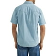 thumbnail image 4 of Wrangler® Men's Regular Fit Short Sleeve Chambray Shirt, 4 of 5