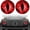 B, variant on HYEASTR 2PCS Beast Eyes Headlight Decals, 3D Stereo Eyes Headlight Decal Stickers, Car Body Window Bumper Decoration Stickers, Car Accessories Round Headlight Decal for Jeep Wrangler