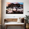 thumbnail image 3 of Elephant Stock African Sunset Wall Art - Horizontal Canvas Wall Art - Living Room Wall Decor - Nature Canvas - Orange And Blue Decor By Philippe Hugonnard - 48" x 32", 3 of 8