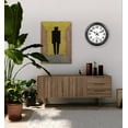 thumbnail image 4 of 12 Inch Retro Wall Clock,Indoor and Outdoor,Quartz,Analog,Waterproof,Thermometer,Black, 4 of 7