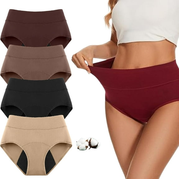 Fluxe Incontinence Underwear Women, Washable and Reusable Leakproof Comfortable Panties for Women, 4-Layer Fluxe Leak-Proof Underwear for Women 55