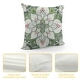 thumbnail image 4 of Aesthetic Floral Throw Pillow Covers Bohemian Mandala Pillow Covers for All Ages, Paisley Flower Cushion Covers, Boho Cushion Cases Green White Grey, 4 of 5