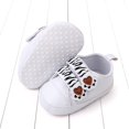 thumbnail image 5 of Ketyyh-chn99 Baby Girls Boys Booties Kids Shoes Baby Boots for Infant Toddler Boys Girls Ankle Warm Plush Lining House Slippers Little Kids Winter Shoes for Indoor Outdoor Walking White,4, 5 of 5