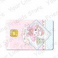 thumbnail image 1 of Pegatinas Kawaii Sanrioed My Melody Littletwinstars Diy para tarjetas, pegatinas impermeables de Anime para tarjetas de juego de crédito pequeñas, cubierta de película de piel, 1 of 4
