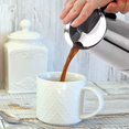 thumbnail image 3 of Moka Pot italiano 2 tazas, cafetera de inducción Afortunado Sencillez, 3 of 5