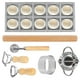 thumbnail image 1 of 7 Pzas Ravioli Mold Set Kit Práctico para Hacer Pasta Set de Cortador de Ravioles Eficiente Juego de Herramientas Convenientes para Hacer Pasta Herramientas Multifuncionales para Hacer Pasta para Uso, 1 of 10
