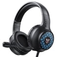 thumbnail image 1 of Onikuma USB 3.5mm Auriculares con cable para auriculares Portátil Auricular Volumen Ajustable Juego Consola Consola Auriculares Desktop PC Accesorio X7 Inevent EL005812-01B, 1 of 7