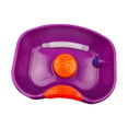 thumbnail image 2 of lionlar Bassin de Shampooing de Chevet avec Tuyau de 70cm, Bassine de Lavage Réutilisable avec Coussin pour Salon pour Grand-Mère Alitée et Handicapée, Violet, 2 of 9