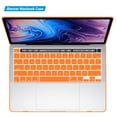 thumbnail image 5 of IBENZER Compatible with 2025 2024 MacBook Pro 13 Inch Case 2025-2016 M2/M1 A2338 A2289 A2251 A2159 A1989 A1706 A1708, HardShell Case&Keyboard Cover&Type C for Mac Pro 13, Orange, W-T13-OR+1TC, 5 of 10