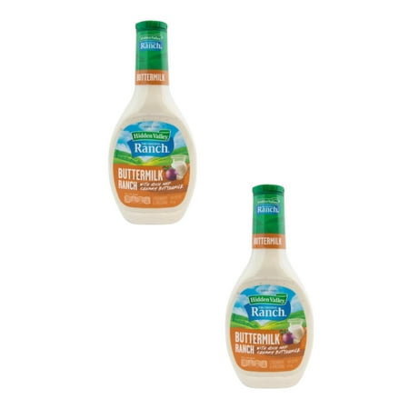 ( 2 Pack ) Hidden Valley Buttermilk Ranch Salad Dressing & Topping – 16 Fl Oz