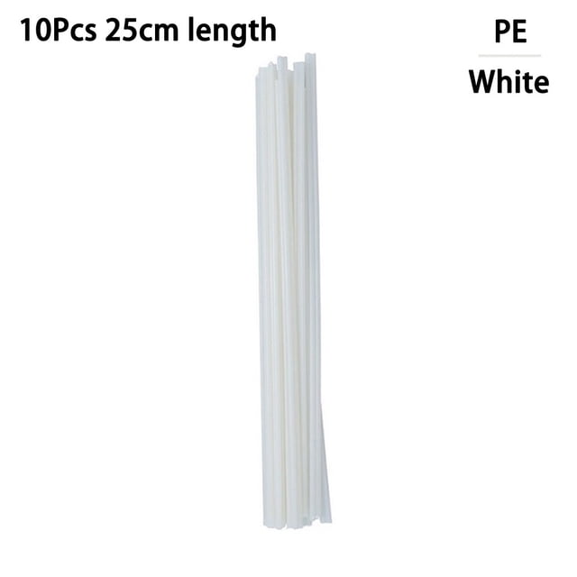 MYG 10Pcs 9,84 Pouces Tiges de Soudage en Plastique Abs / Pp / Pvc / Pe Soudure Bâtons Pare-Chocs Réparation