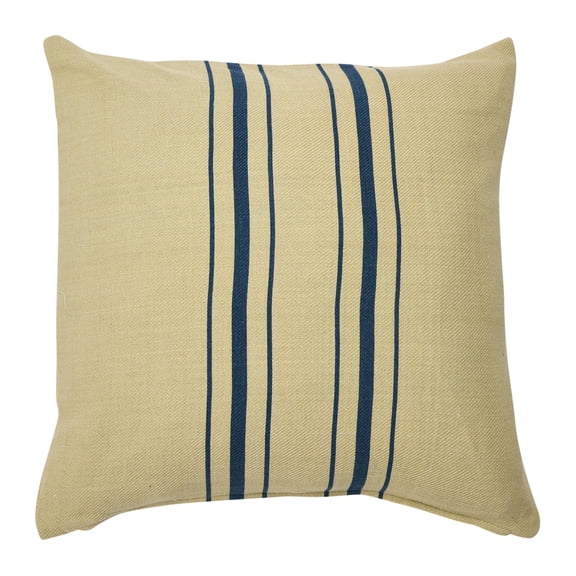 Creative Co-Op 20" Square Multistripe Woven Cotton Pillow Cover