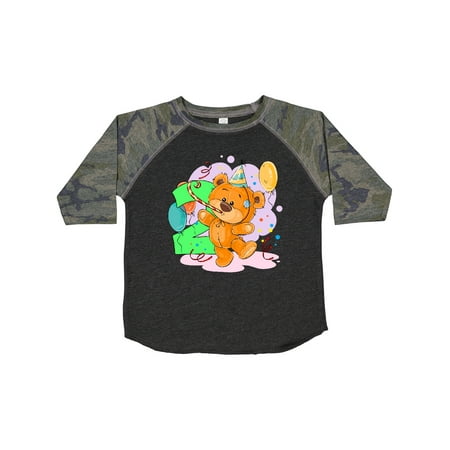 

Inktastic 2nd Birthday Teddy Bear Boys or Girls Toddler T-Shirt