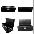 thumbnail image 4 of OTTULUR 30-Inch Black Aluminum Tool Box with G-Type Auto Lock and Seal, Anti-Slip Design, 4 of 7