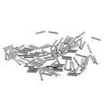 thumbnail image 1 of 100 Piezas De Manguitos De Crimpado De Simple, Cobre, De Línea Aparejo Aparejo Clips De Cuerda De Alambre Conector De Tubo como se describe DYNWAVEMX Manguito del lazo de la cremallera, 1 of 5