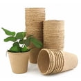thumbnail image 1 of Peat Pots For Seedlings 3 Inch Gardening Biodegradable Eco-Friendly Plant Pots, 1 of 9