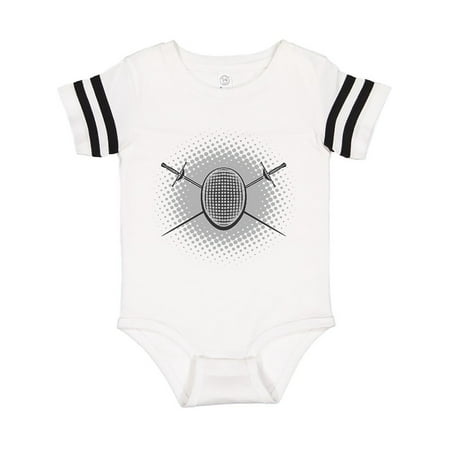 

Inktastic Fencing Mask Foils Gift Gift Baby Boy or Baby Girl Bodysuit