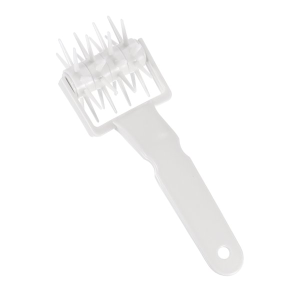 Rodillo para masa de pizza Uxcell de plástico, rodillo para burbujas con picos para uso en galletas en casa y comercial, 20 cm/7.9"