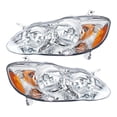 thumbnail image 2 of PET-U Head Lamps Headlights Left+Right Replacement for 2003 2004 2005 2006 2007 2008 Corolla Clear, 2 of 6