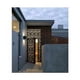 thumbnail image 4 of Aplique de pared LED con forma de cubo ajustable, 6 W, 3000 K, cuadrado, IP65, resistente al agua, moderno aplique de pared de aluminio para exteriores, para pasillo, jardín, color negro, 4 of 4